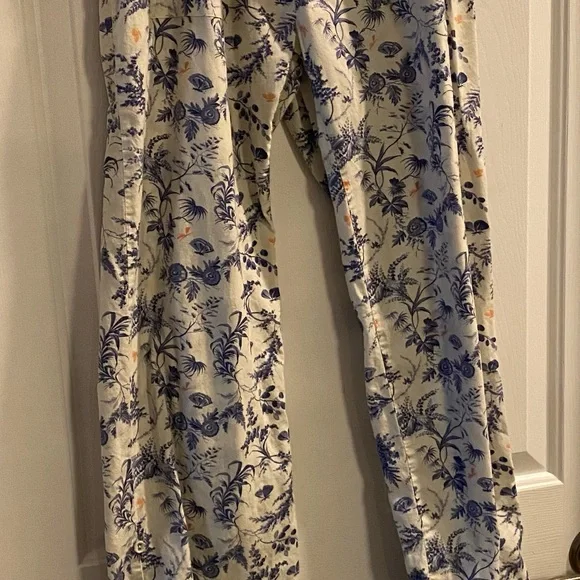 GAP Floral Pajama Pants with Pink Drawstring - Picture 12 of 16